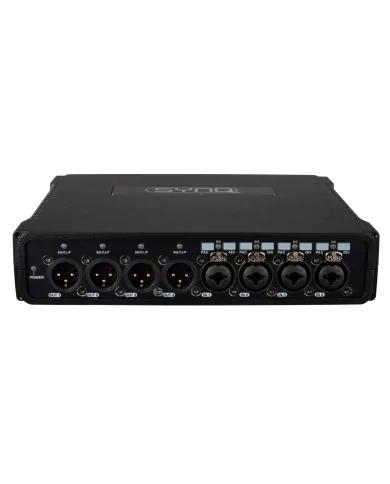 DBT-44 - Bridge audio Dante/analogico, 4in/4out, qualità premium.