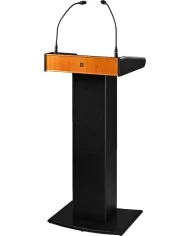 Podio per relatore amplificato a batterie con diffusore incluso