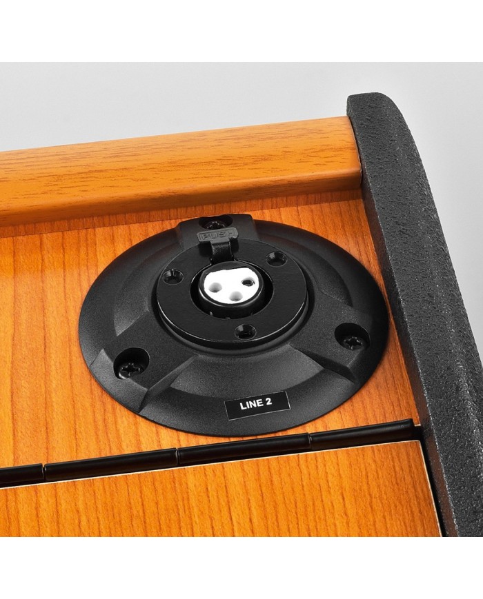 Podio per relatore amplificato a batterie con diffusore incluso