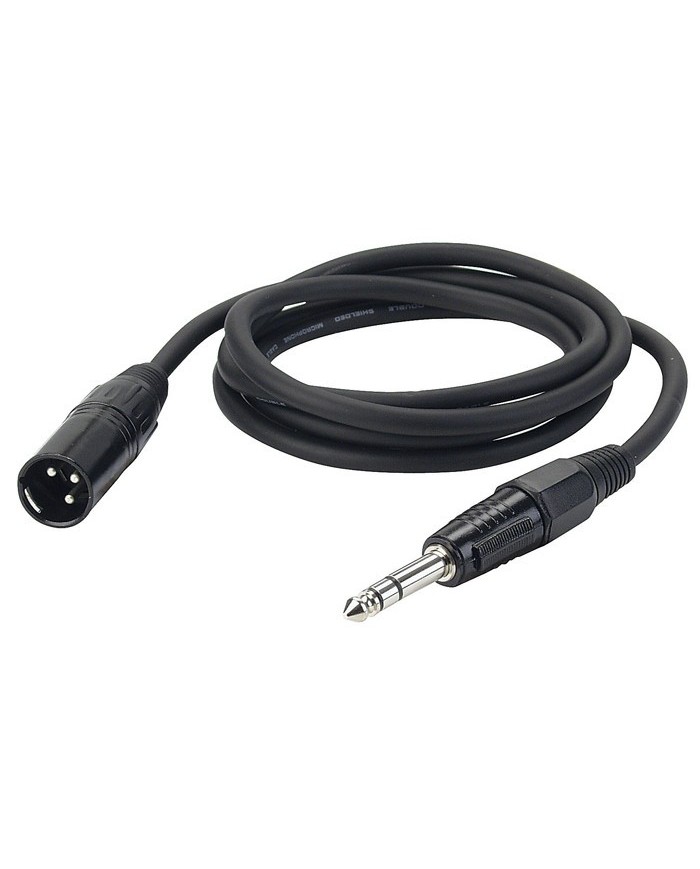 FL04 - bal. XLR/M 3P to Jack stereo 6 m