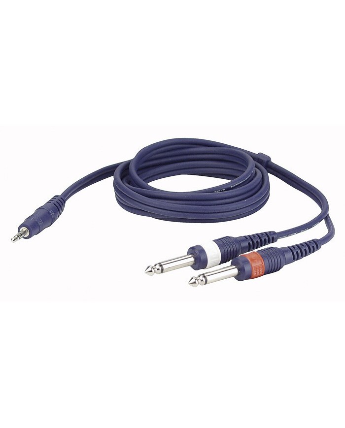 FL31 - stereo mini-jack to 2 mono Jack L/R 3 metri