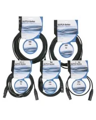 FLX01- bal. XLR/M 3P to XLR/F 3P 6 Metri