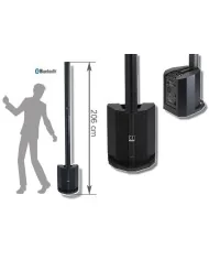 MOJO500Liberty - sistema a colonne + mixer con batteria