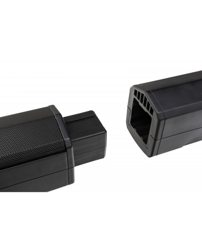 Sistema audio portatile a batterie per diffusione anche lunga distanza