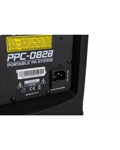 Sistema audio portatile a batterie per diffusione anche lunga distanza