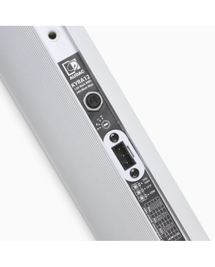 Diffusore a colonna dal design sottile, 120 watt, 12 ohm/100 volt