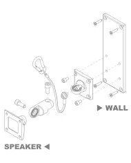 Altoparlante compatto alta potenza da 8" per locali pubblici e taverne