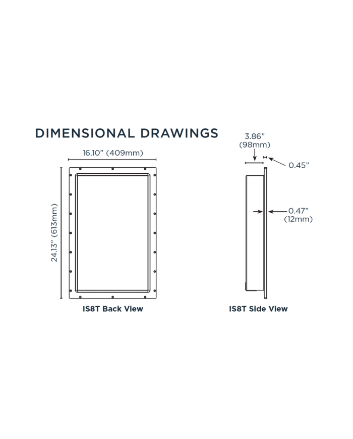 Diffusori invisibili HiFi da installazione a parete Sonance