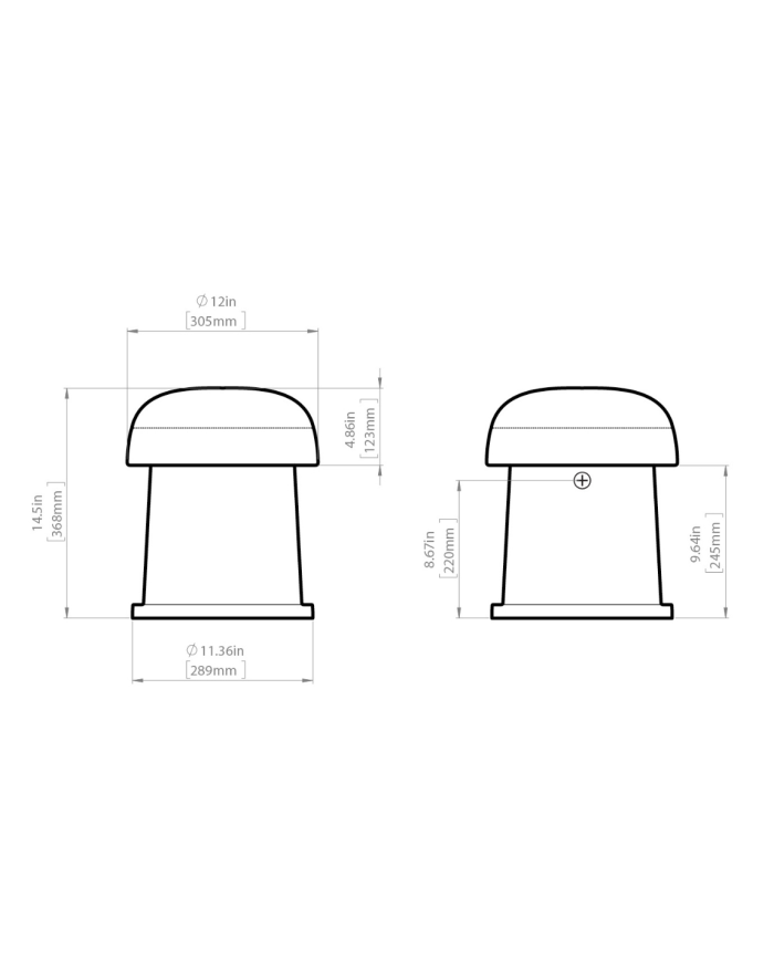 Diffusore da esterno 2 vie omnidirezionale, 120 watt rms OMNI-6T