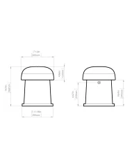 Diffusore da esterno 2 vie omnidirezionale, 120 watt rms OMNI-6T