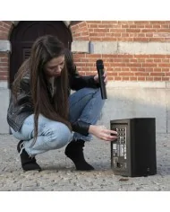casse a batterie con radiomicrofono