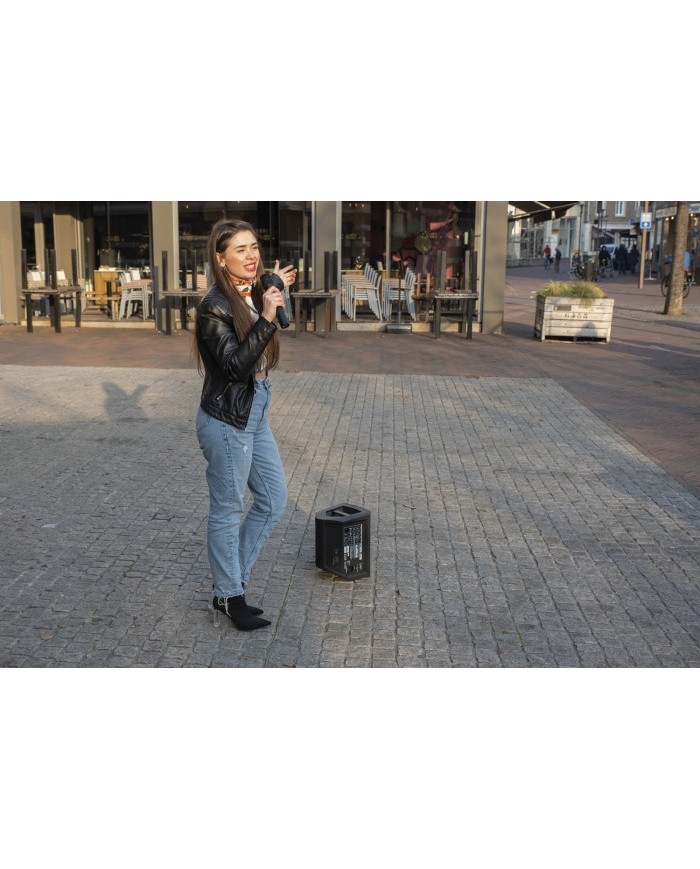 Casse a batteria per uso itinerante con radiomicrofono e Bluetooth