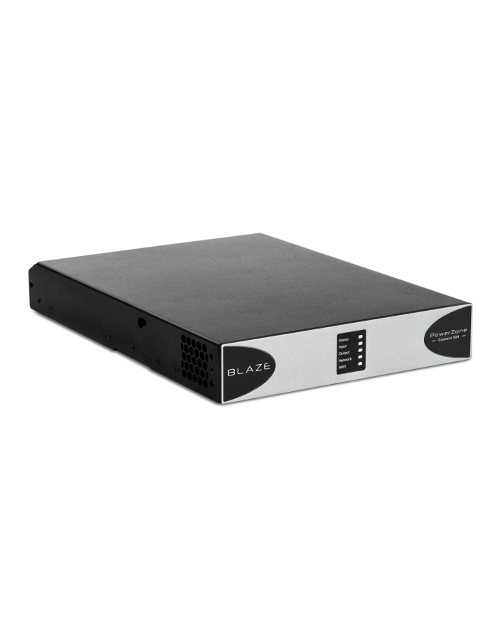 Amplificatore in classe d a 4 canali, 500w con uscite 4/8 ohm e 100v