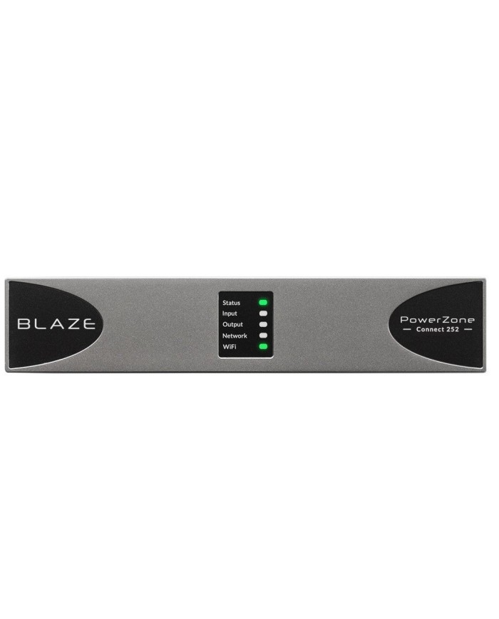 Amplificatore 2 canali, pot. max 250w con controllo wifi multizona POWERZONECON252