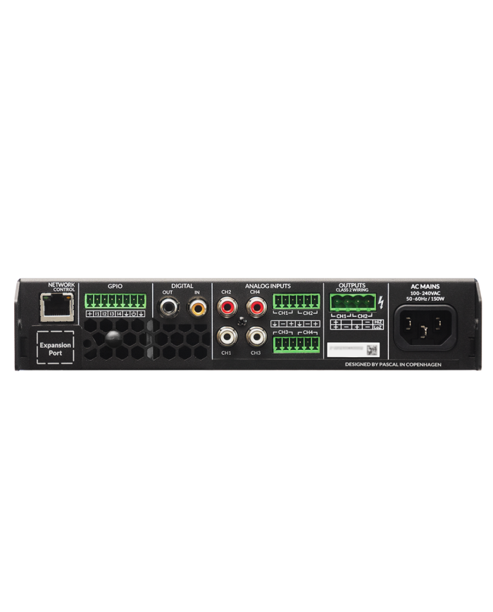 Amplificatore 2 canali, pot. max 250w con controllo wifi multizona POWERZONECON252