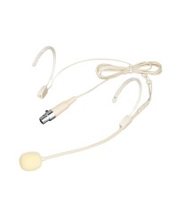 Microfono ad archetto beige per trasmettitore bodypack HSZZ120
