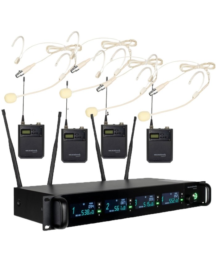 4 radiomicrofoni in contemporanea