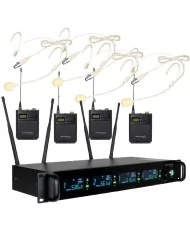 4 radiomicrofoni in contemporanea