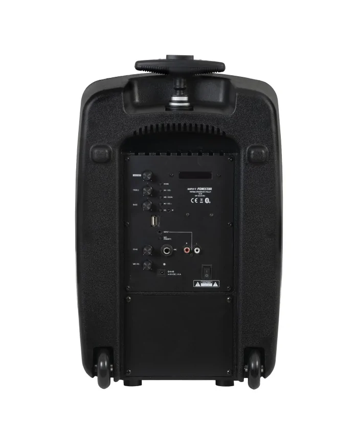 cassa wireless a batterie con radiomicrofono portatile
