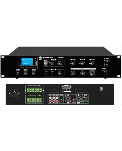 Ampliﬁcatore da 240W - Volume regolabile 3 Zone FA240Z