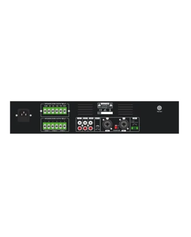 Ampliﬁcatore da 500W - Volume regolabile 3 Zone FA500Z