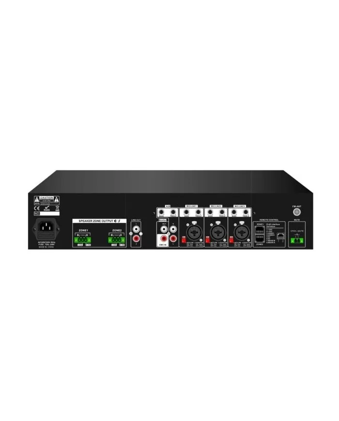 Amplificatore con matrice per impianto audio multizona
