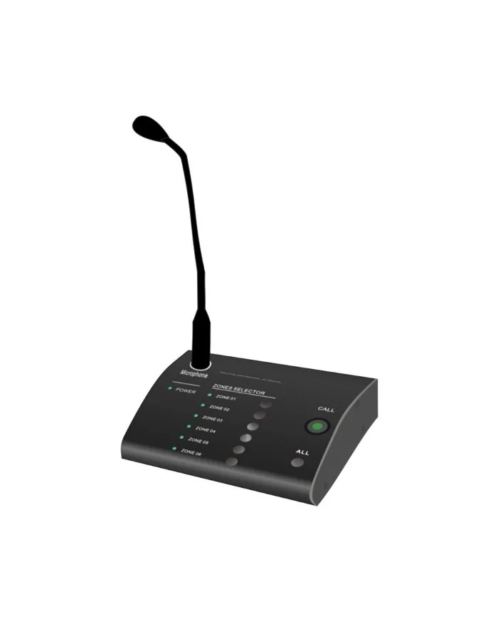 Impianto audio con matrice amplificata a 6 zone indipendenti PA6120MX