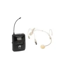 Trasmettitore e microfono archetto carne UHF-600 Bodypack 520-554 MHz