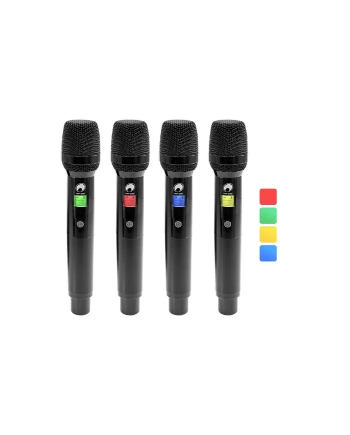 Kit da 4 radiomicrofoni ad archetto color pelle per teatro