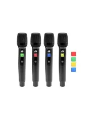 Kit da 4 radiomicrofoni ad archetto color pelle per teatro
