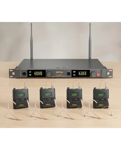 Sistema da 4 radiomicrofoni archetto su 5.8GHz (fino a 24 contemporaneamente)