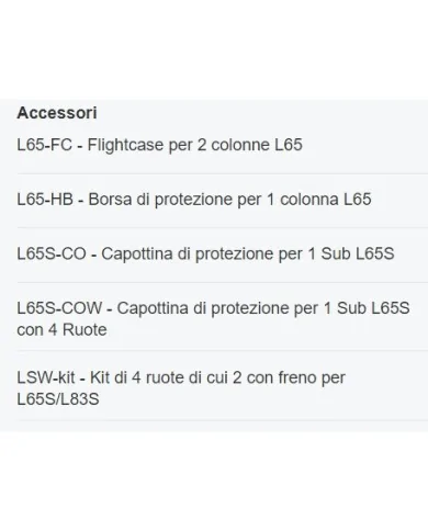 Sistema SubWoofer e Colonna Attivi compatti da 1200W PC43