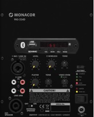 Processionale a zaino con radiomicrofono per processioni ed eventi sportivi