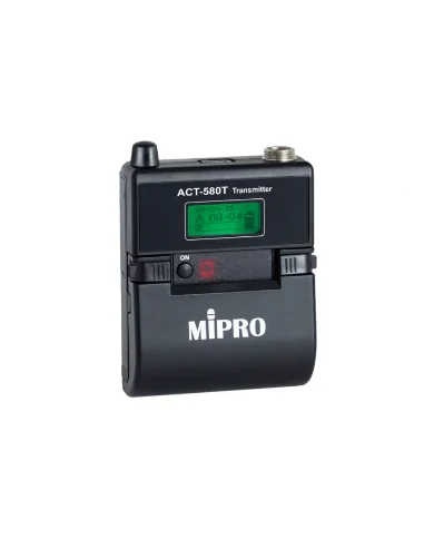 Trasmettitore Digitale Beltpack Funziona con batteria ricaricabile MB-5 o con 2 batterie AA ACT-580T2