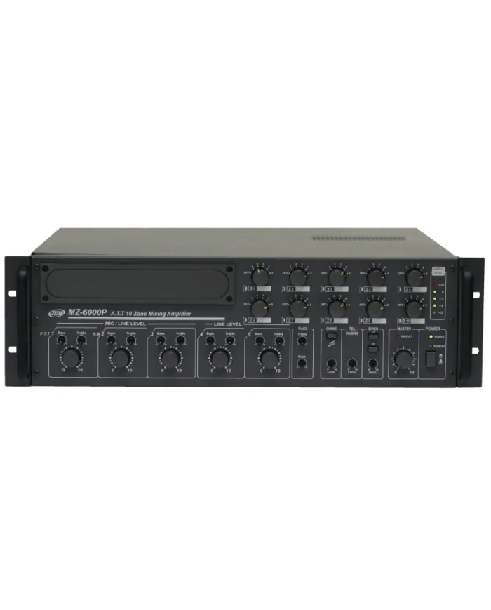 Amplificatore a 10 zone separate per impianti di filodiffusione multizona