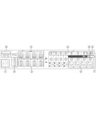 Mixer a 4 zone preamplificatore 8 ingressi su 4 zone assegnabili