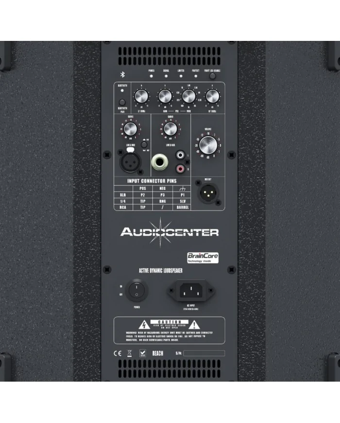 Cassa attiva amplificata da 1000 watt con Bluetooth