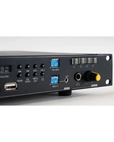 Mixer/preamplificatore matrice a 5 canali assegnabile a 4 zone uscita