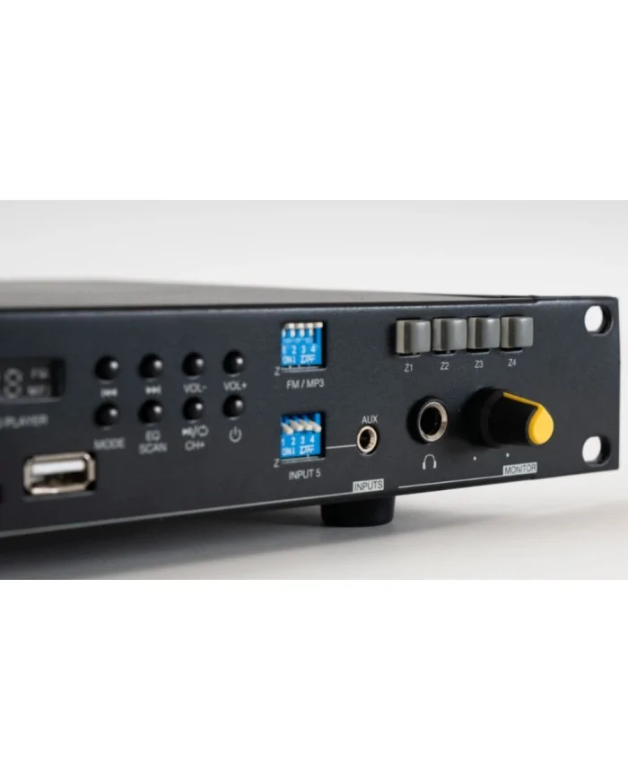 Mixer/preamplificatore matrice a 5 canali assegnabile a 4 zone uscita