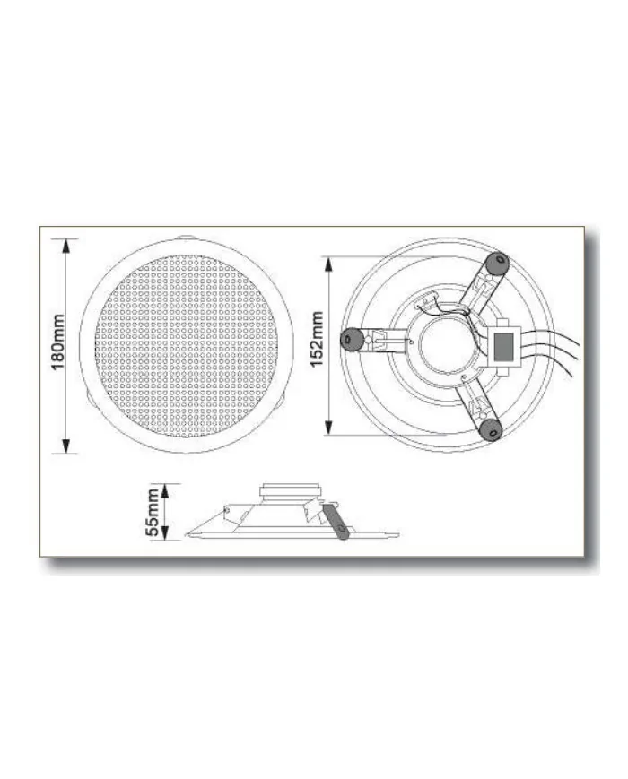 ET-CL06 è un altoparlante da soffitto ottimo rapporto prezzo/qualità.