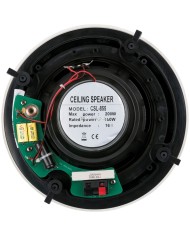 Diffusore da incasso in controsoffitto da 40 watt (100 watt) a 16 ohm Grande diametro per suono ricco di bassi DCS-8240-16
