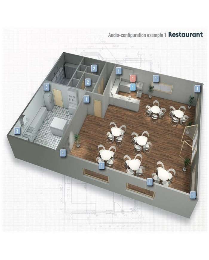 Progettazione impianti audio ristorante