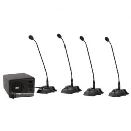 Impianto microfoni per conferenze portatile: Councilman AN-100CM+