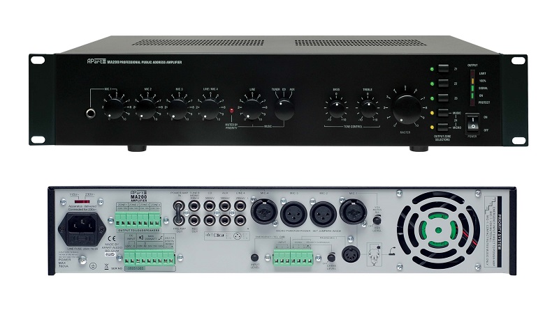 amplificatore per filodiffusione a 4 zone