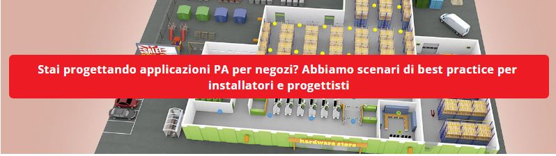 filodiffusione negozio