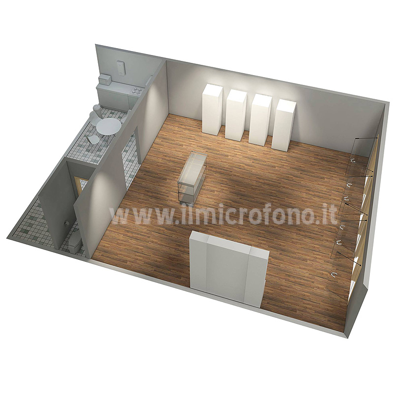 impianto diffusione audio negozio stereo per negozi